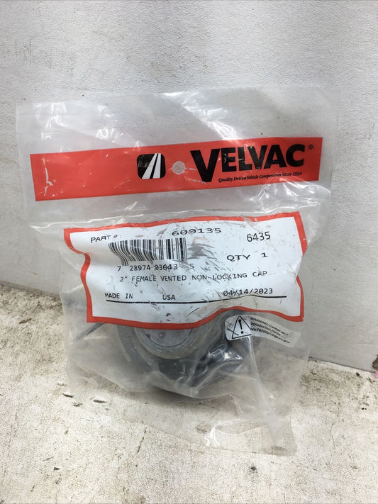 Velvac Aluminum Non-Locking Fuel Cap 600135 (New Old Stock)