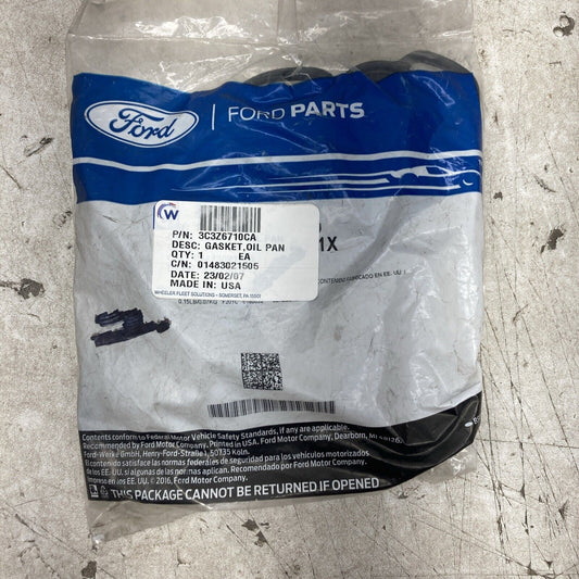 Genuine Ford Oil Pan Gasket 3C3Z6710CA (New Old Stock)