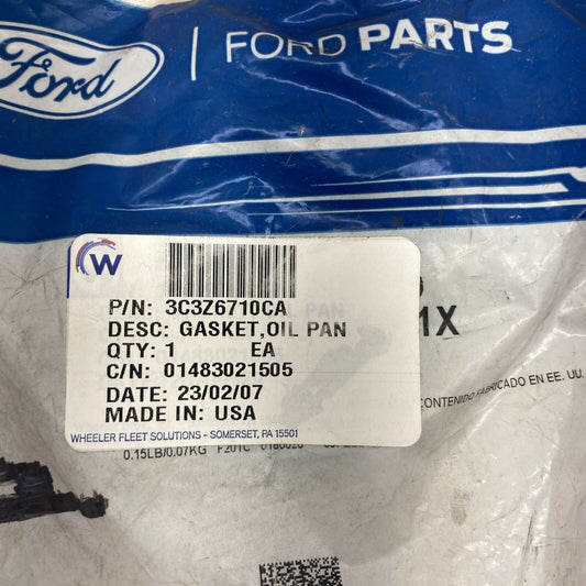 Genuine Ford Oil Pan Gasket 3C3Z6710CA (New Old Stock)