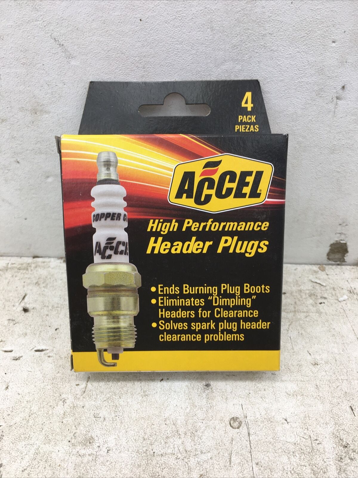 Accel Copper Spark Plug 0576S-4 (New Old Stock)