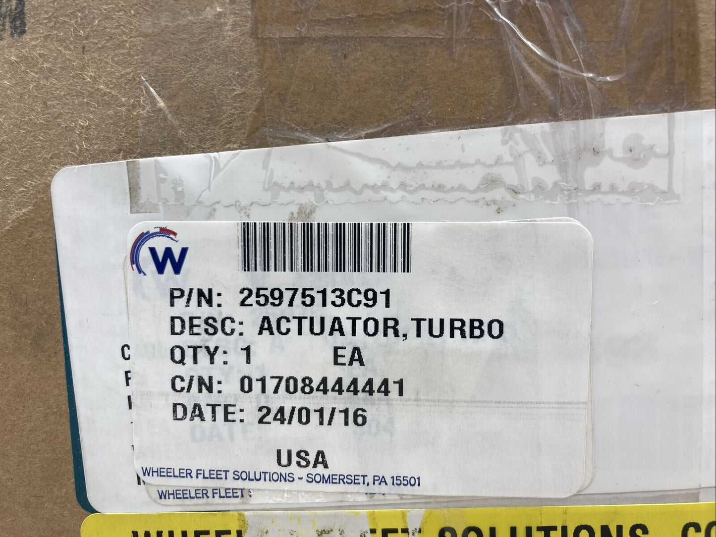 Genuine International Turbo Actuator 2597513C91 (New Old Stock)