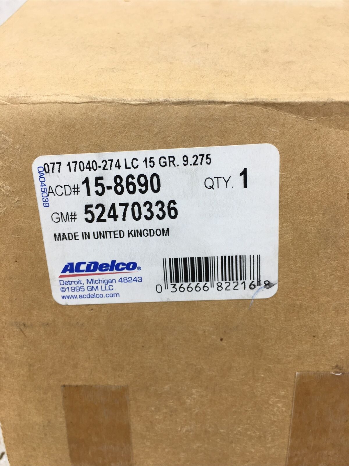 ACDelco HVAC Blower Motor Control Module 15-8690 (New Old Stock)