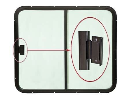 Sliding Window w/ latch RIGHT Or LEFT Side Sliding Door 09801391HD