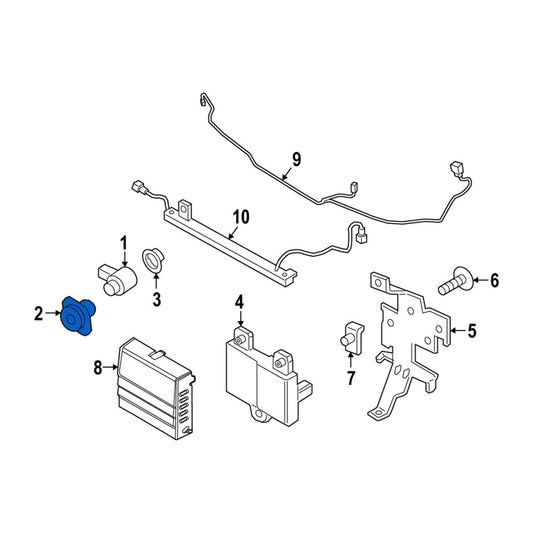 OEM FORD  KB3Z15A862BBPTM KB3Z-15A862-BBPTM RETAINER FOR PARKING AID SENSOR