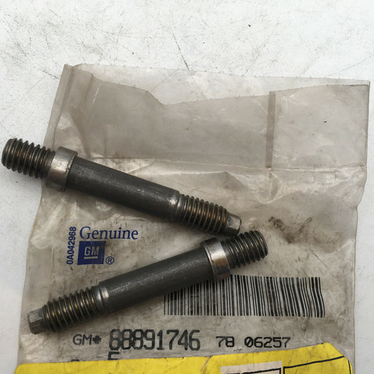 *** (Pkg Of 2) Genuine GM 88891746 Exhaust Manifold Flange Stud - NOS ***