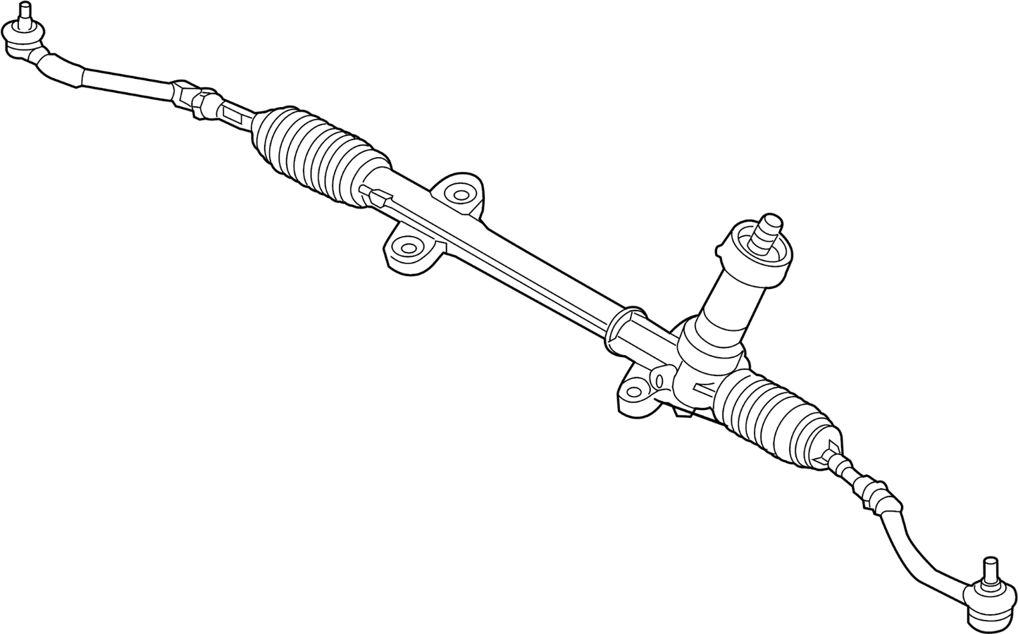 Rack And Pinion Assembly Part Number: F88Z-3504-ADRM F88Z3504ADRM