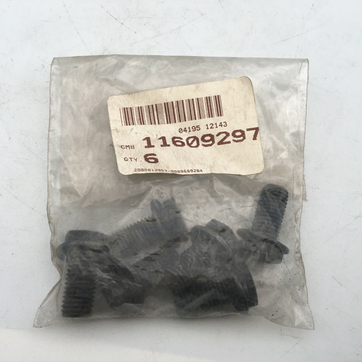 *** (Pkg of 6) 11609297 Bolts  - NOS ***