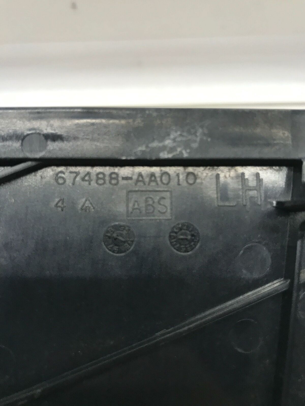 1997-01 Toyota Camry Driver Left Interior Door Mirror Cover Trim 67488-aa010