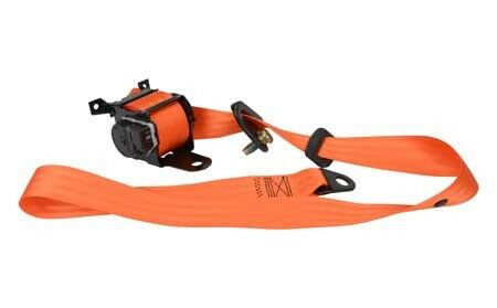 Passenger Shoulder Belt Safety Retractor Orange Webbing 3711333C1