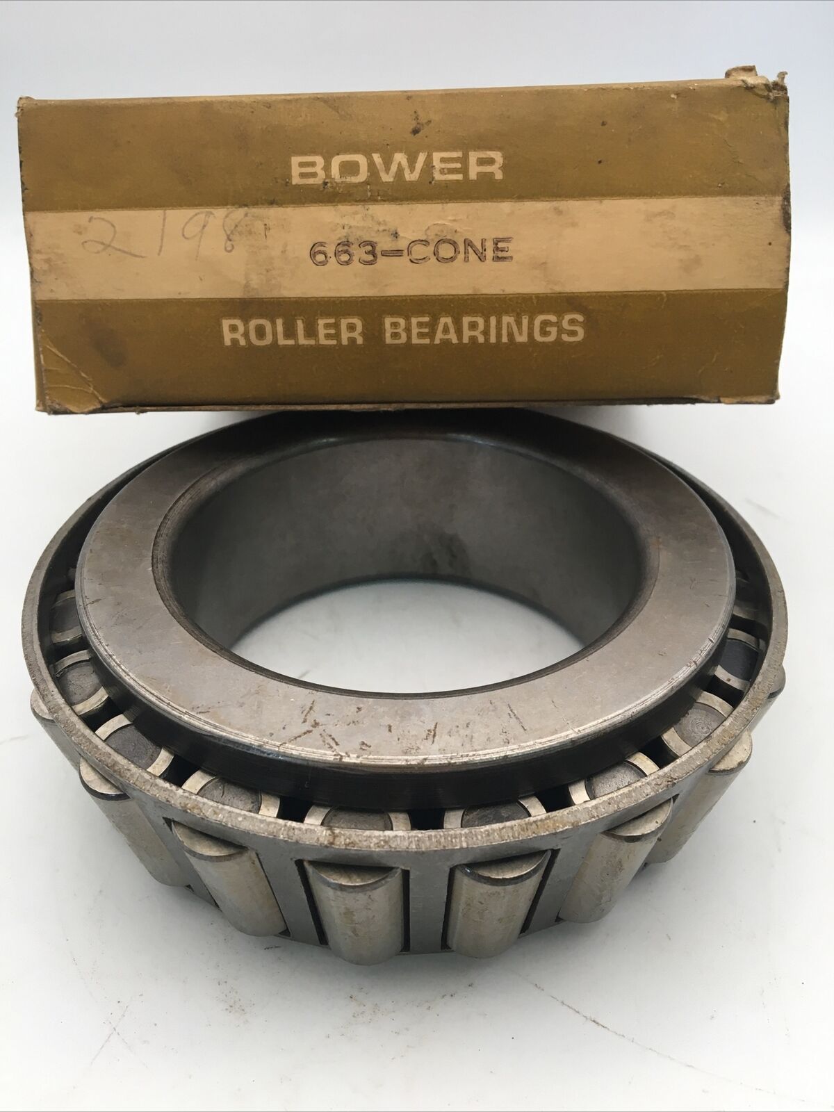 Bower 663 - Cone Tapered Roller Bearing Made In USA - NOS