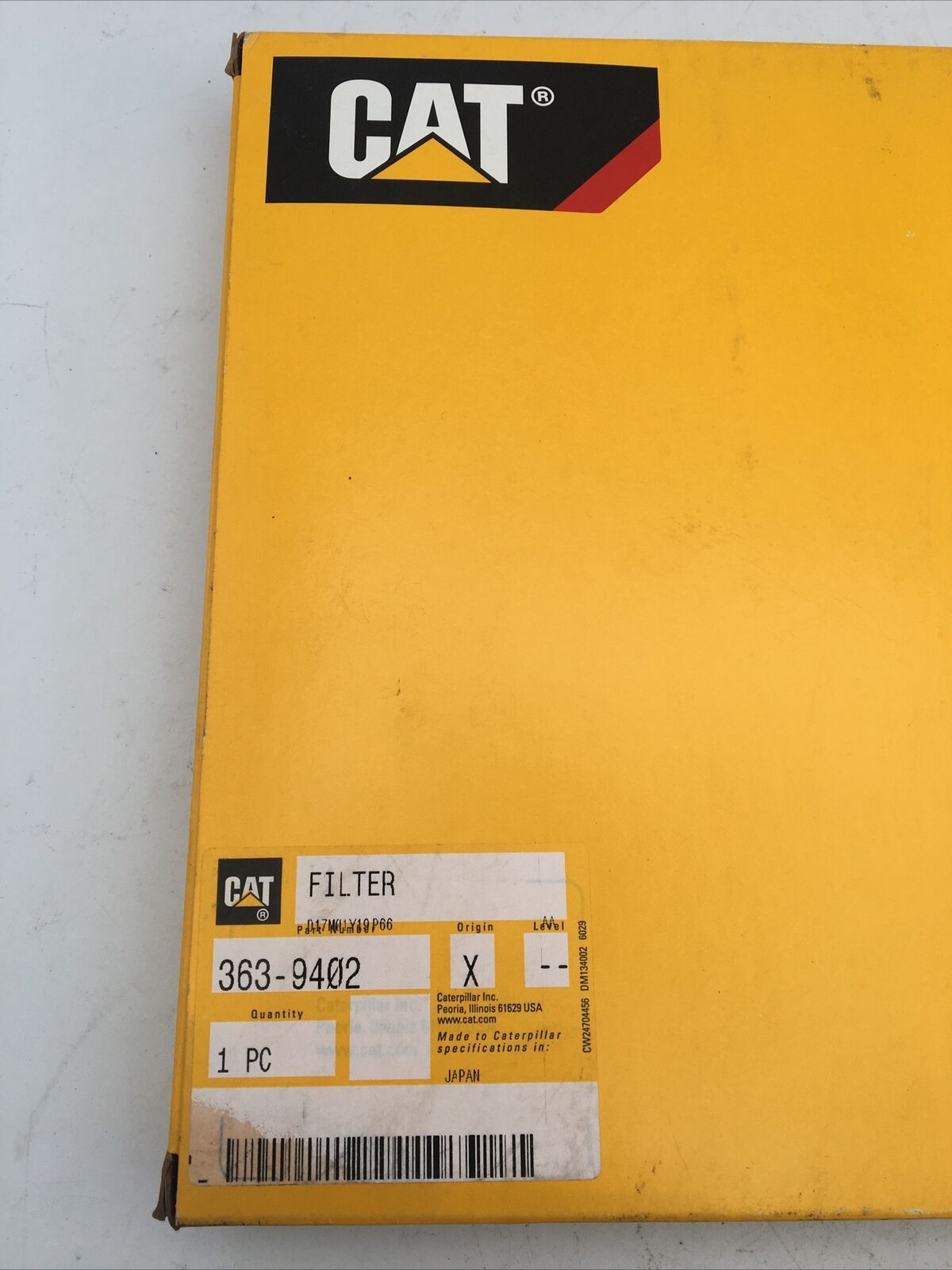 *** Genuine CAT 363-9402 Cabin Air Filter 3639402 ***