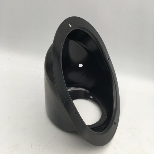 *** Oblong Black Fuel Fill Dish 82-989 Steel Flange Dim 6-1/4”W ***