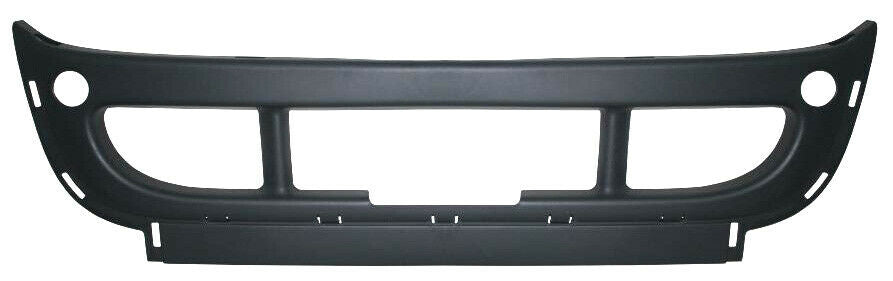 Center Bumper (Gray) Front Fascia With Holes For Chrome Overlay 1504-0009