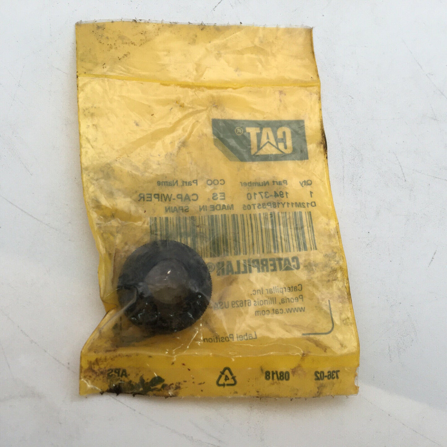 *** Genuine CAT 194-3710 Wiper Cap - NOS ***