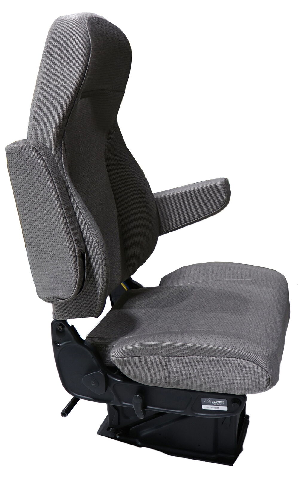 National Seat Assembly Standard Height Base High Back w/ Arms Grey 1601-0006