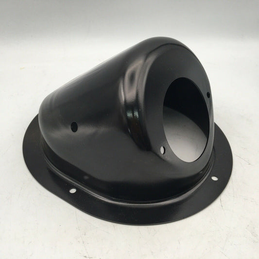 *** Oblong Black Fuel Fill Dish 82-989 Steel Flange Dim 6-1/4”W ***