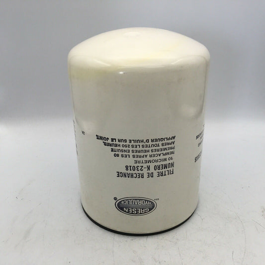 *** GRESEN K-23018 Hydraulic Filter K23018 - NOS ***