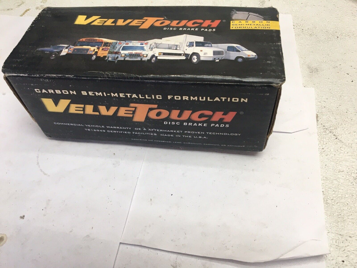 VELVETOUCH FRONT BRAKE PADS - WPD0224T