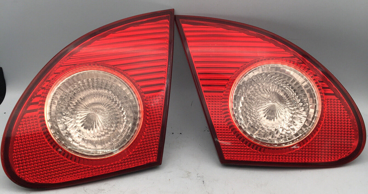 2007 TOYOTA COROLLA SEDAN TRUNK INNER TAIL LIGHTS LEFT AND RIGHT BOTH SIDES