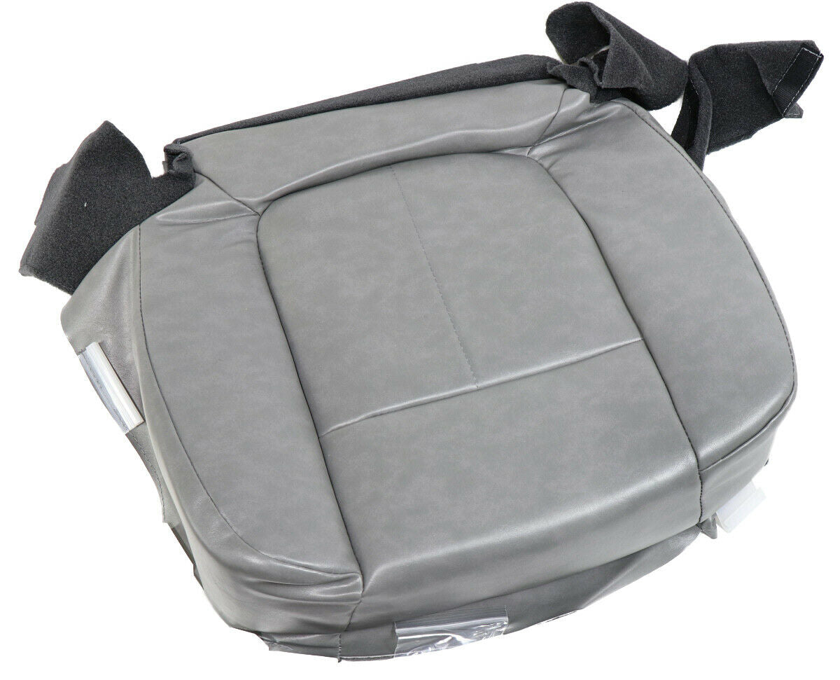 Ford E450 F550 E-450 F-550 Driver Seat Cushion Kit Upholstery Gray Vinyl