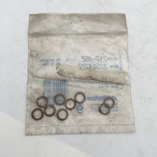 *** (Pkg Of 9) ACDelco 217-452 Fuel Injection Pipe O-Ring GM 22514722 - NOS ***