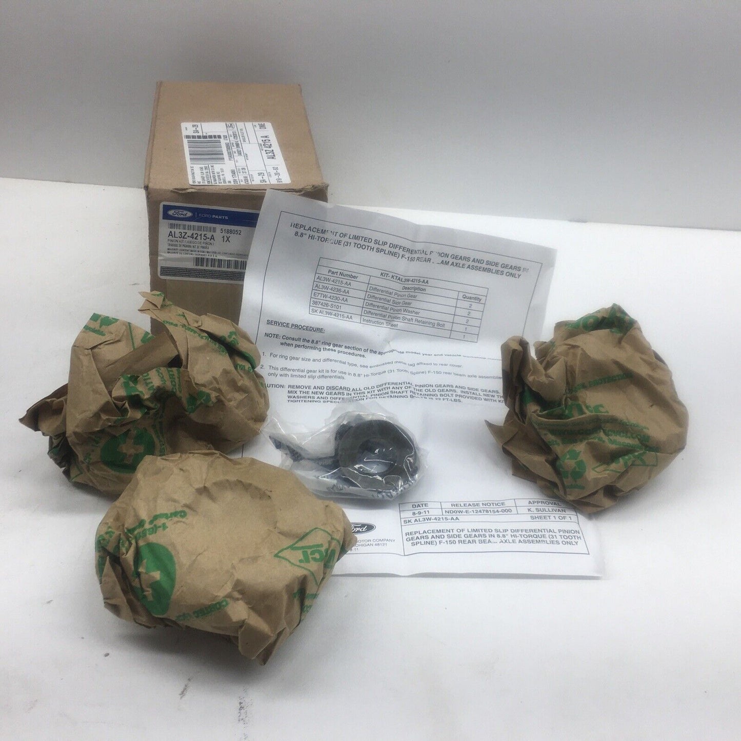 *** FORD AL3Z-4215-A F-150 2009-2014 Rear Differential Gear Kit ***