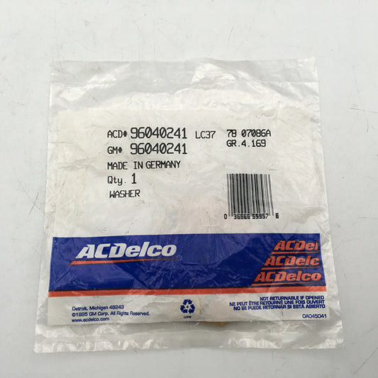 *** ACDelco 96040241 Auto Transmission Mount Clutch Hsng Thrust Washer ***