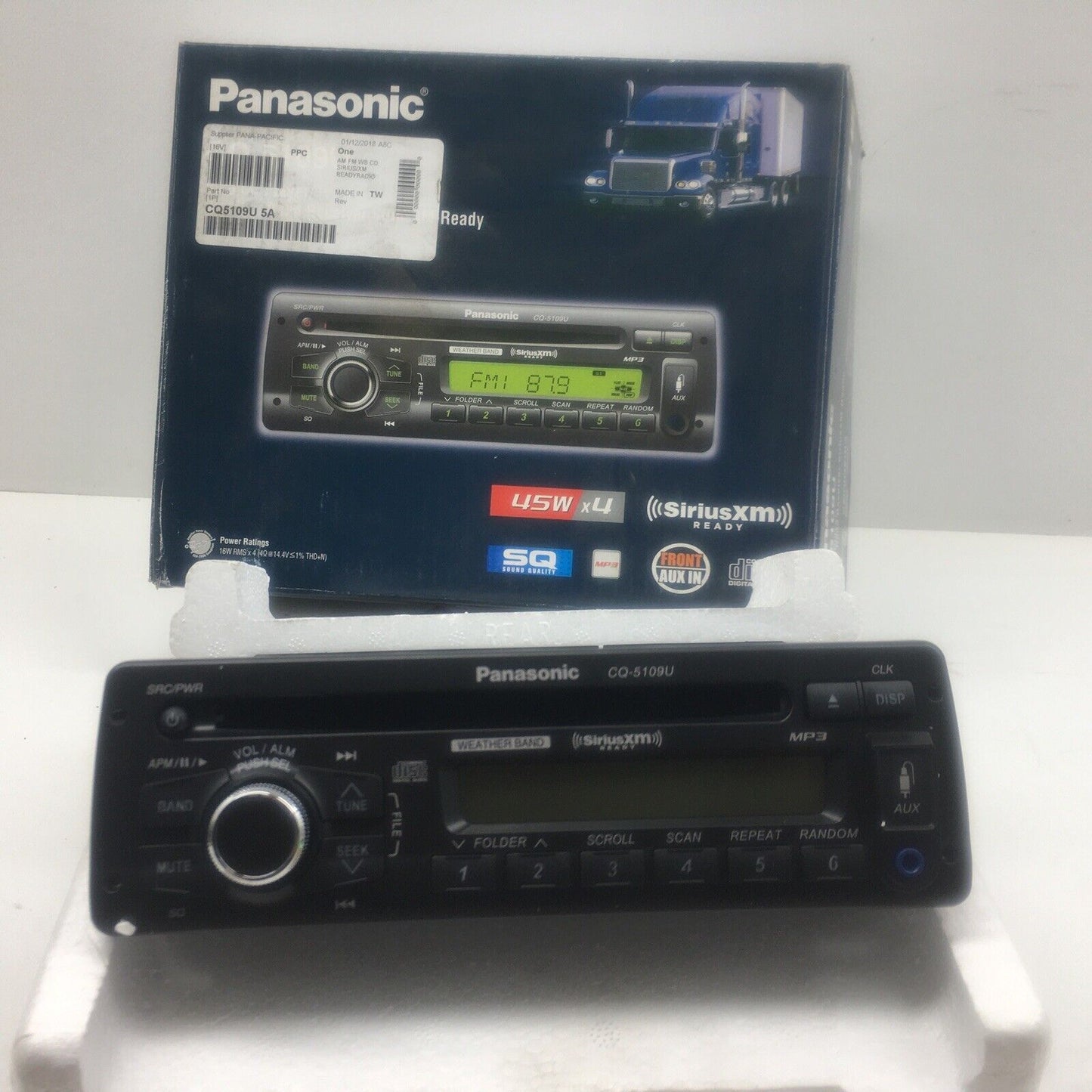 *** Panasonic CQ-5109U AM/FM Radio CD Player SiriusXM Ready ***