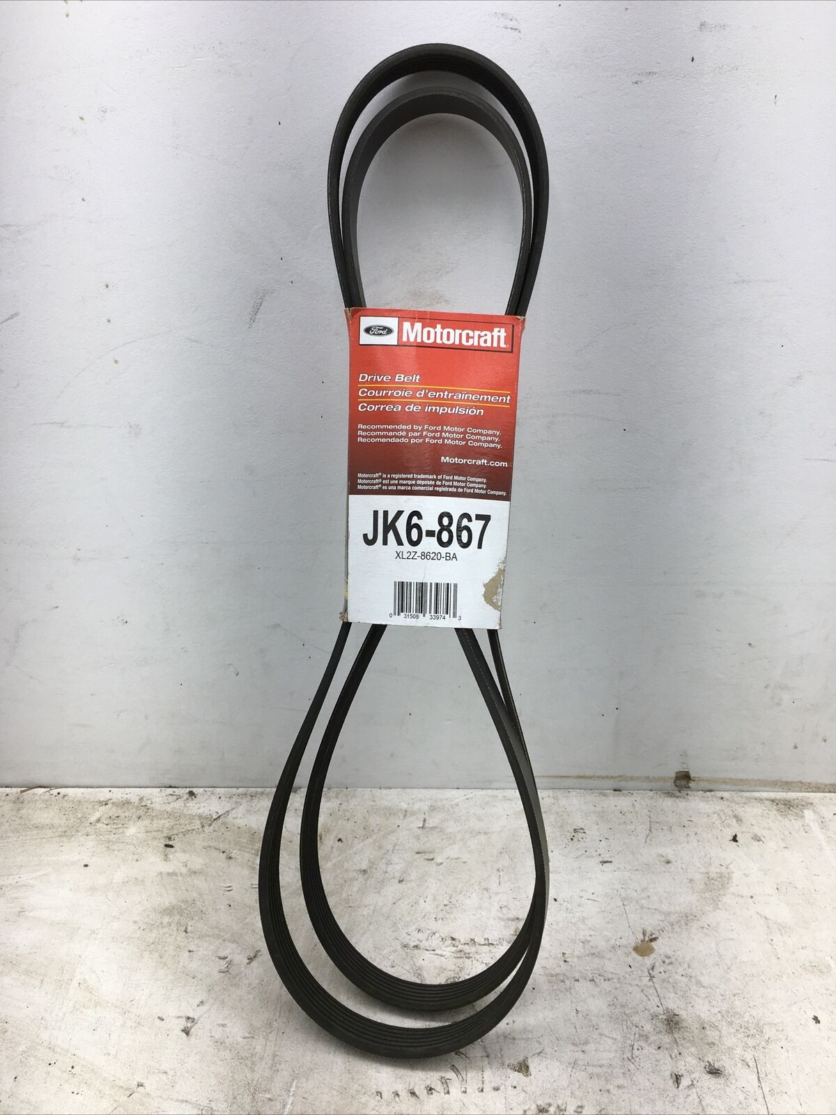 Ford Motorcraft Drive Belt JK6-867 (New Old Stock)