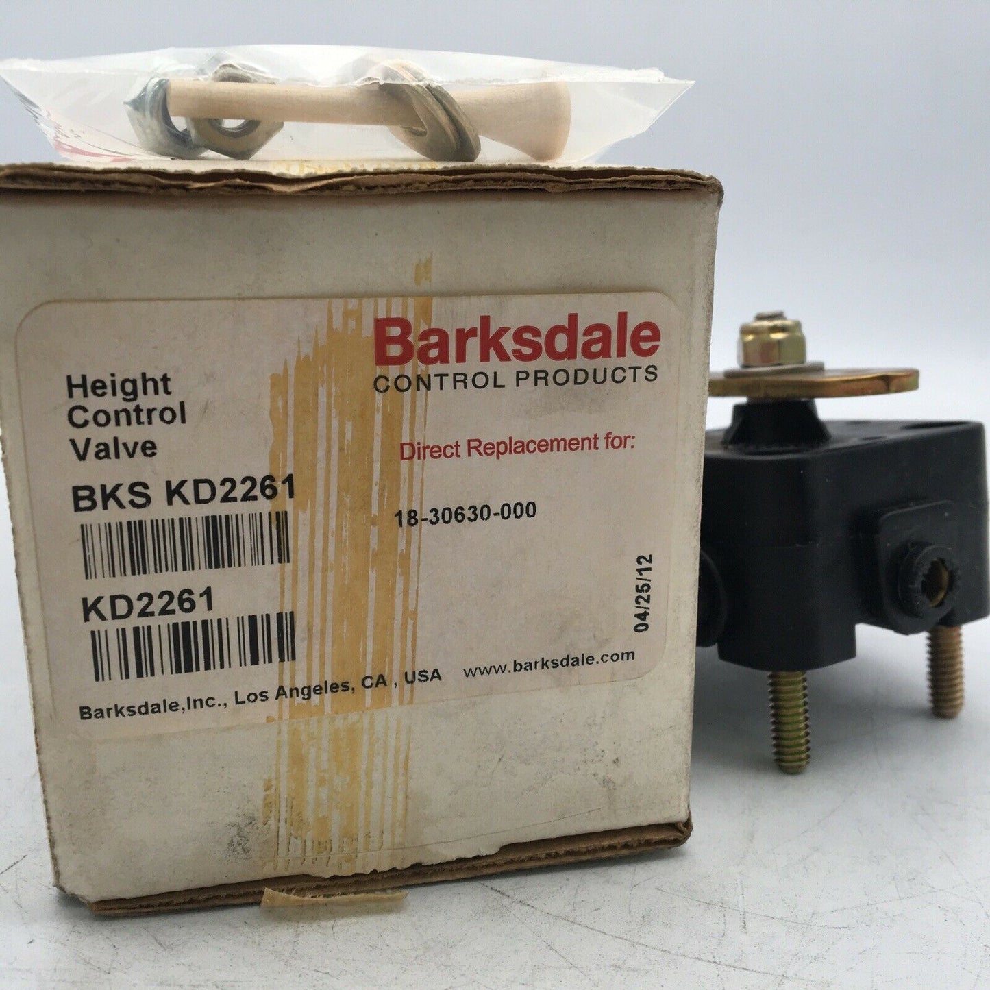 *** Barksdale KD2261 Height Control Suspension Leveling Valve - NOS ***